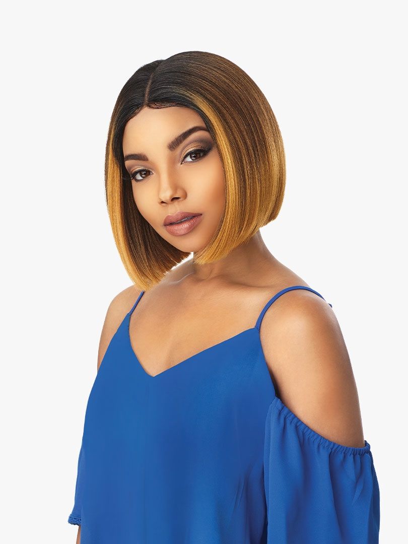 LUCIA LACE PARTING WIG (SHEAR MUSE), Color: 1B