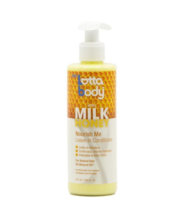LOTTABOY MILK&amp;HONEY LEAVE-IN CONDITIONER 8OZ