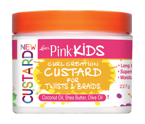 LUSTERS PINK KIDS CURL CREATION CUSTARD FOR TWISTS BRAIDS