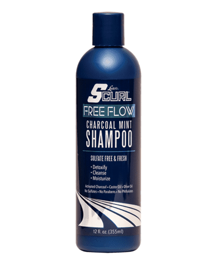 LUSTERS S CURL CHARCOAL MINT SHAMPOO 12OZ