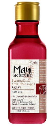 MAUI MOISTURE STRENGTH&amp;ANTI BREAKAGE AGAVE RAW OIL 4.2OZ