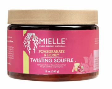MIELLE ORGANICS POMEGRANATE &amp; HONEY TWISTING SOUFFLE 12OZ
