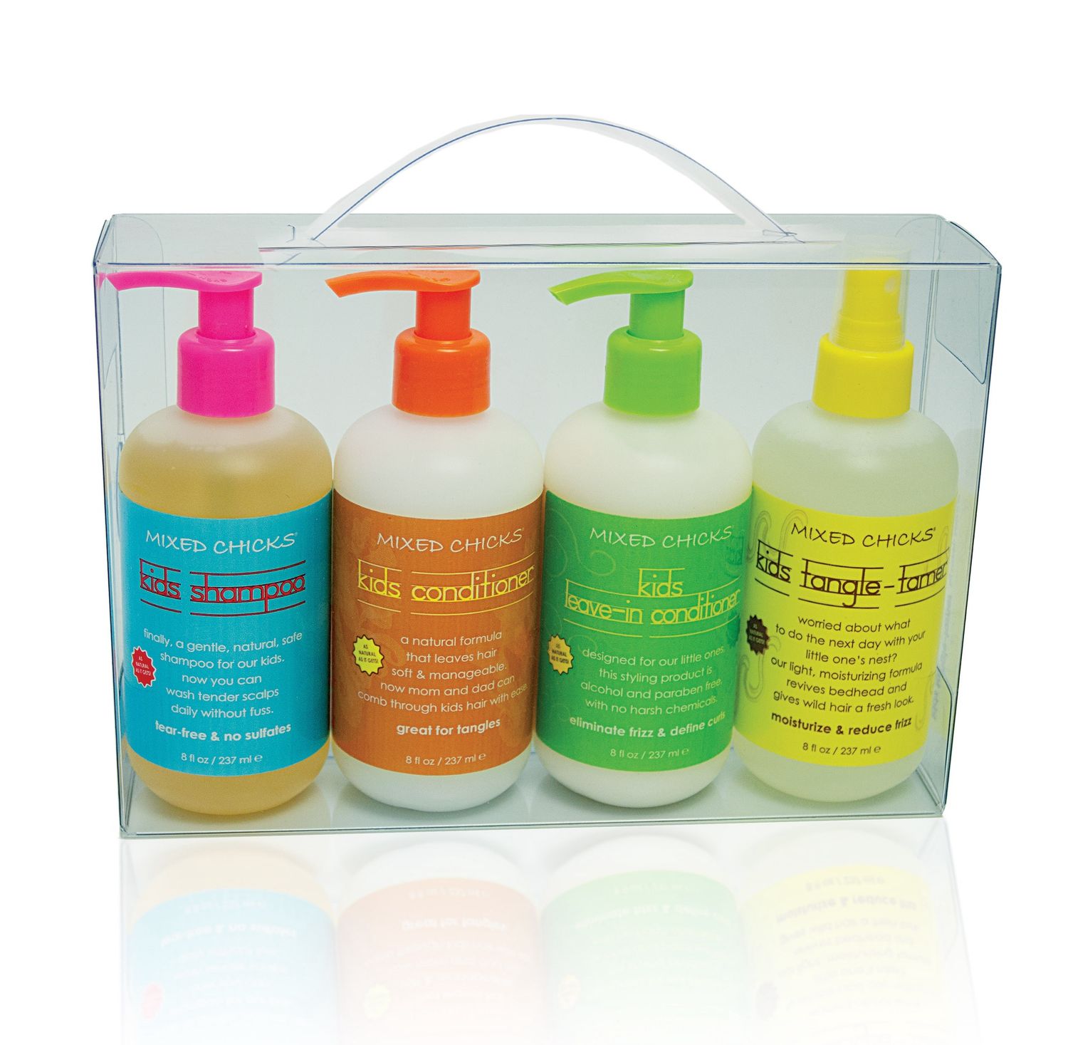 MIXED CHICKS KIDS QUAD PACK (SHAMPOO, CONDITIONER, LEAVE IN, TAMER)