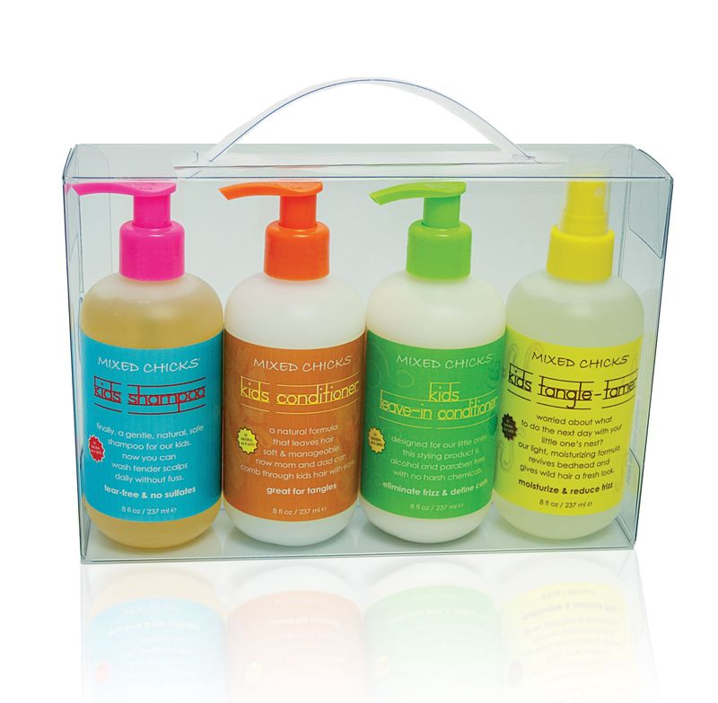 MIXED CHICKS KIDS QUAD PACK (SHAMPOO, CONDITIONER, LEAVE IN, TAMER)