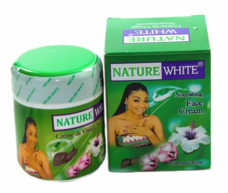 NATURE WHITE NOURISHING FACE CREAM WITH SNAIL SLIME 1.38 OZ