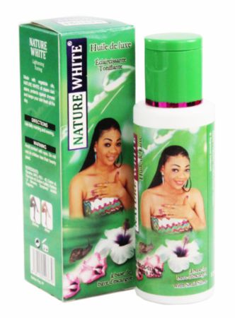 NATURE WHITE LUXURY BODY OIL WITH SNAIL SLIME 4.2 OZ