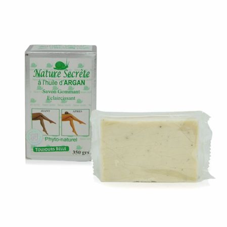 NATURE SECRETE ARGAN EXFOLIATING LIGHTENING SOAP 7 OZ / 350 G