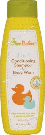 OLIVE BABIES 3 IN 1 CONDITIONING SHAMPOO&amp;BODY WASH 14OZ