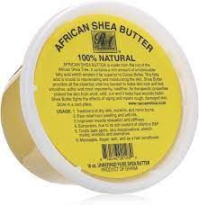 RA COSMETICS 100% AFRICAN SHEA BUTTER 120Z