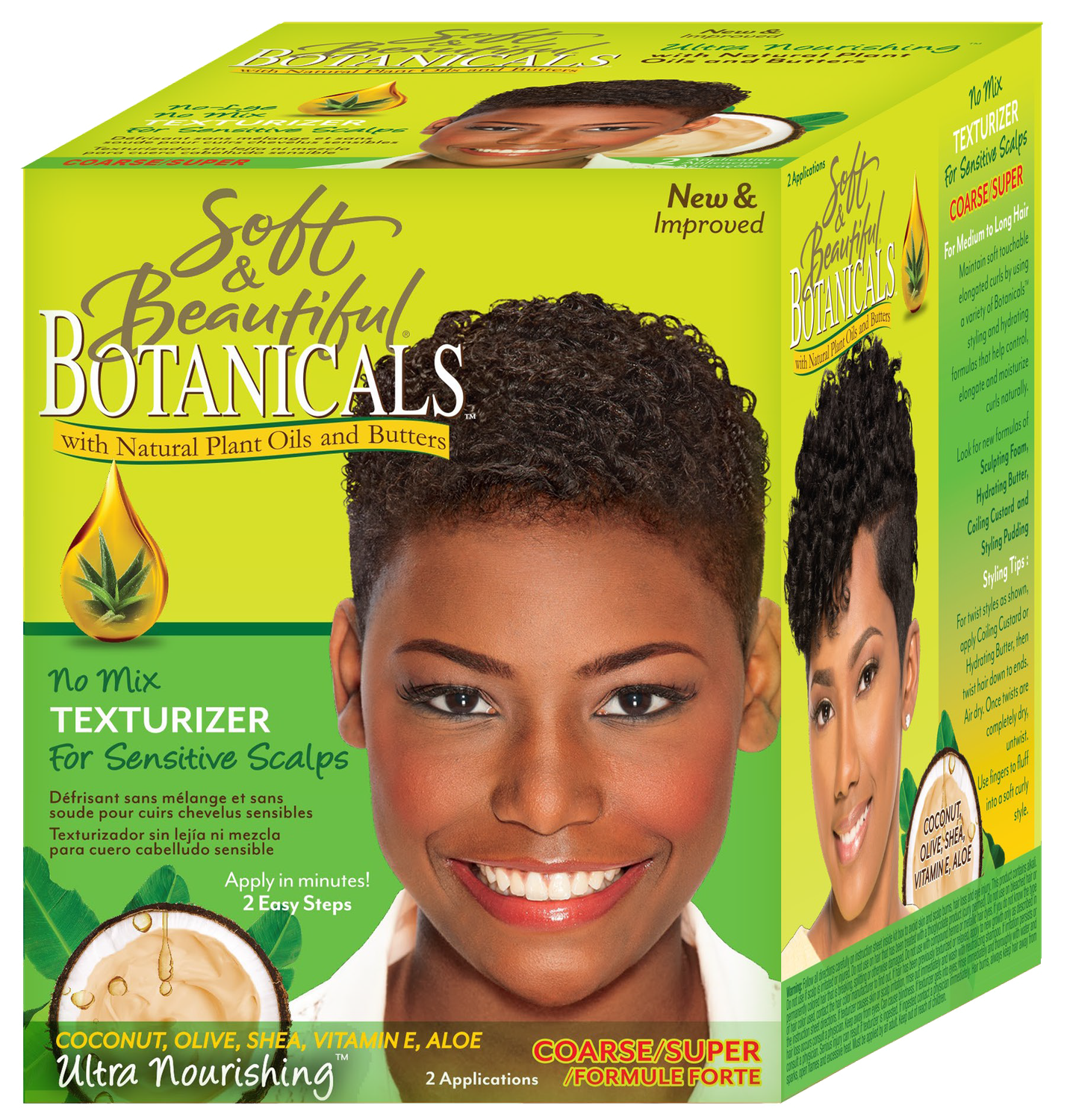 S&amp;B BOTANICALS NO LYE CREME TEXTURIZER [COARSE] 1 APP