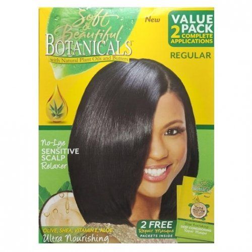 S&amp;B BOTANICALS NO LYE CREME RELAXER [REGULAR] 2 APP