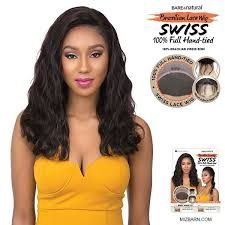 SENSATIONNEL VIRGIN BRAZILIAN LACE WIG BODY WAVE 22", Color: NATURAL