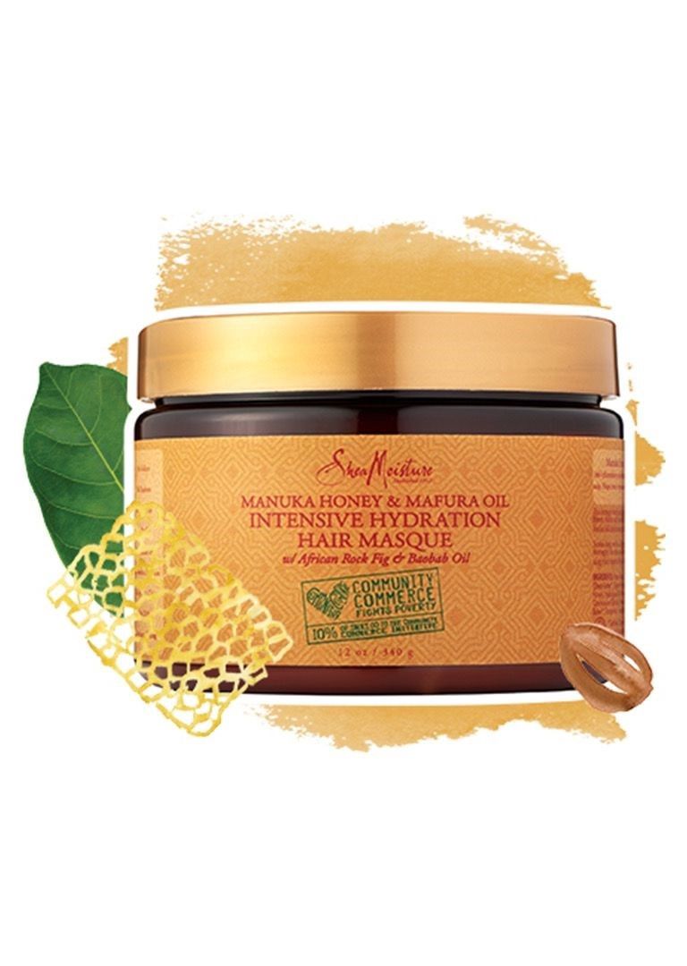 SHEA MOISTURE MANUKA HONEY &amp; MAFURA OIL INTENSIVE HYDRATION HAIR MASQUE - 13 OZ