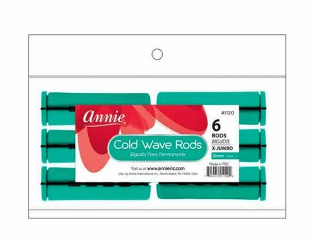 SNS JUMBO COLD WAVE RODS 1-1/8" GREEN 6PK