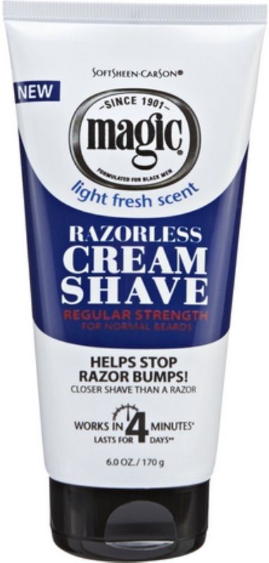 SSC MAGIC SHAVE RAZORLESS SHAVE CREAM REGULAR (BLUE) 6OZ