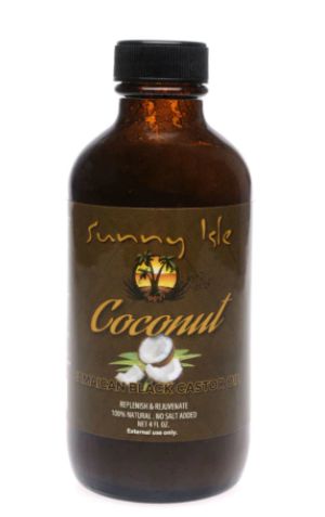 SUNNY ISLE CASTOR OIL WITH COCONUT 4OZ