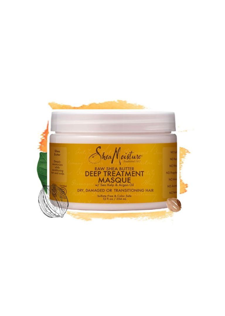 SHEA MOISTURE RAW SHEA BUTTER DEEP TREATMENT MASQUE - 13 OZ