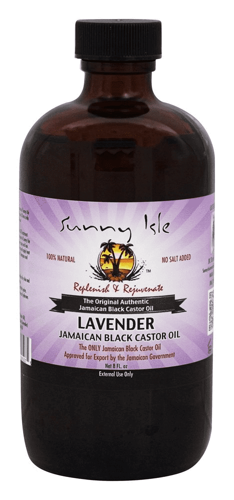 SUNNY ISLE JAMAICAN BLACK CASTOR OIL LAVENDER 8OZ