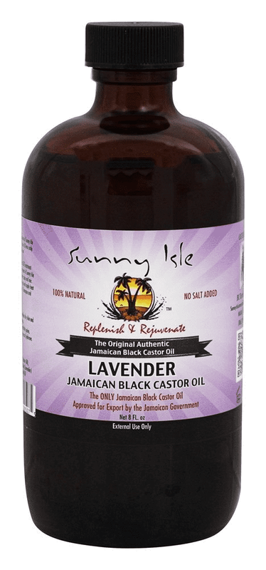 SUNNY ISLE JAMAICAN BLACK CASTOR OIL LAVENDER 8OZ