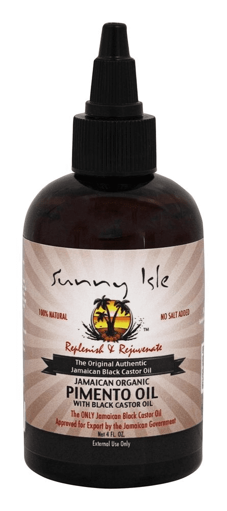 SUNNY ISLE JAMAICAN ORGANIC PIMENTO WITH BLACK CASTOR OIL 4OZ