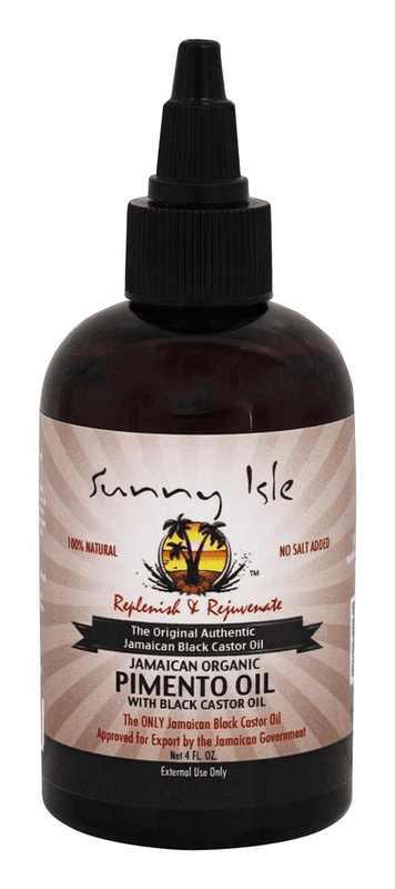 SUNNY ISLE JAMAICAN ORGANIC PIMENTO WITH BLACK CASTOR OIL 4OZ
