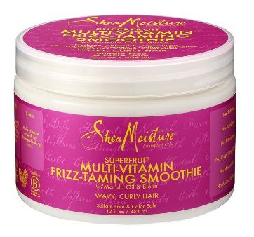 SHEA MOISTURE SUPERFRUIT MULTI-VITAMIN FRIZZ-TAMING SMOOTHIE 12OZ