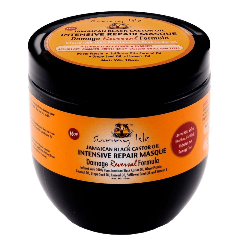 SUNNY ISLE JAMAICAN BLACK CASTOR OIL INTENSIVE REPAIR MASQUE 16OZ