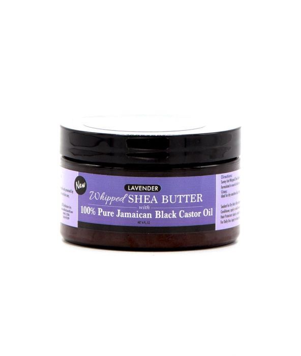 SUNNY ISLE WHIPPED SHEA BUTTER LAVENDER &amp; J/BLACK CASTOR 4OZ