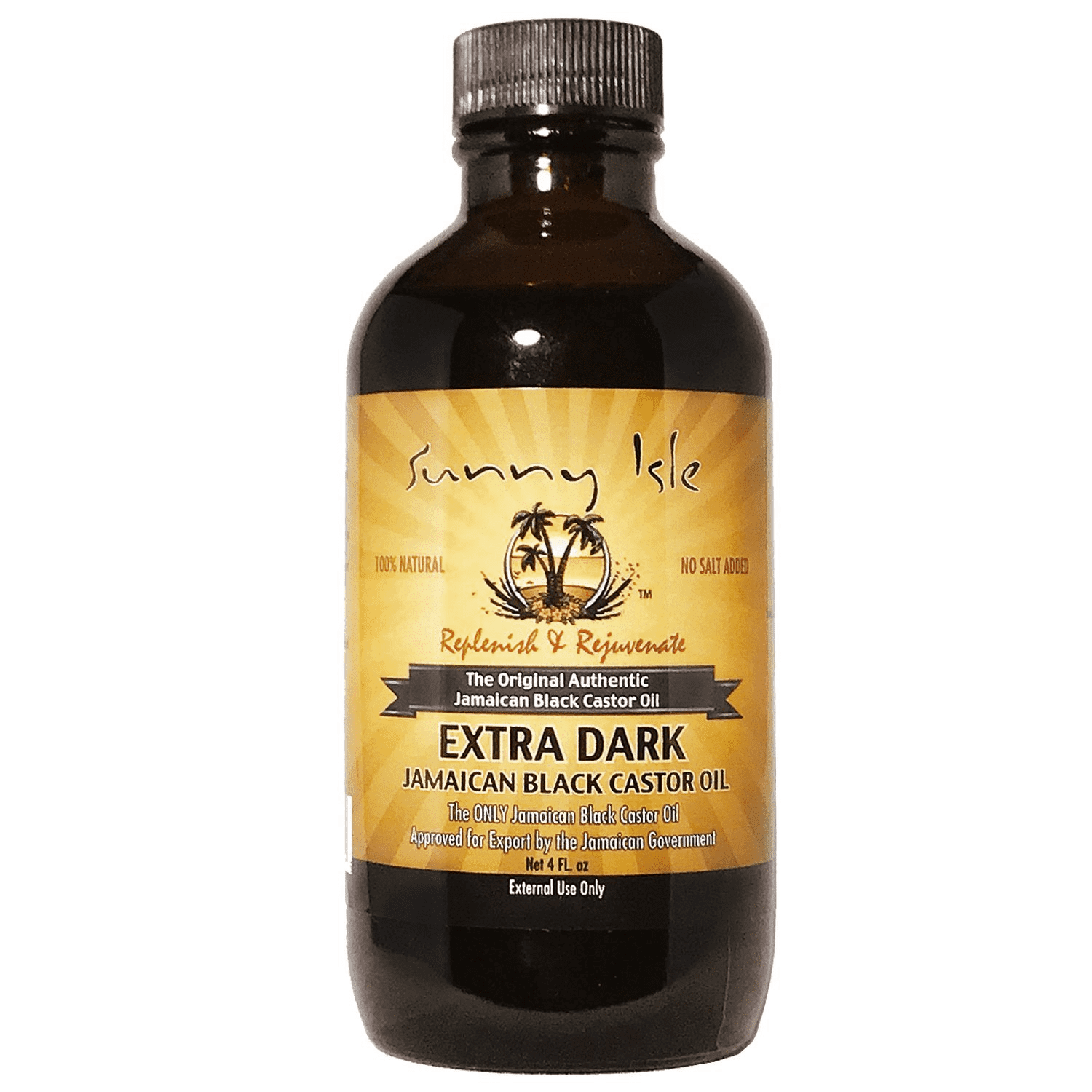 SUNNY ISLE JAMAICAN BLACK CASTOR OIL EXTRA DARK 4OZ