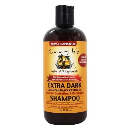 SUNNY ISLE JAMAICAN BLACK CASTOR OIL SHAMPOO EX-DARK 12OZ