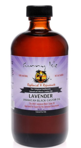 SUNNY ISLE JAMAICAN BLACK CASTOR OIL LAVENDER 6OZ