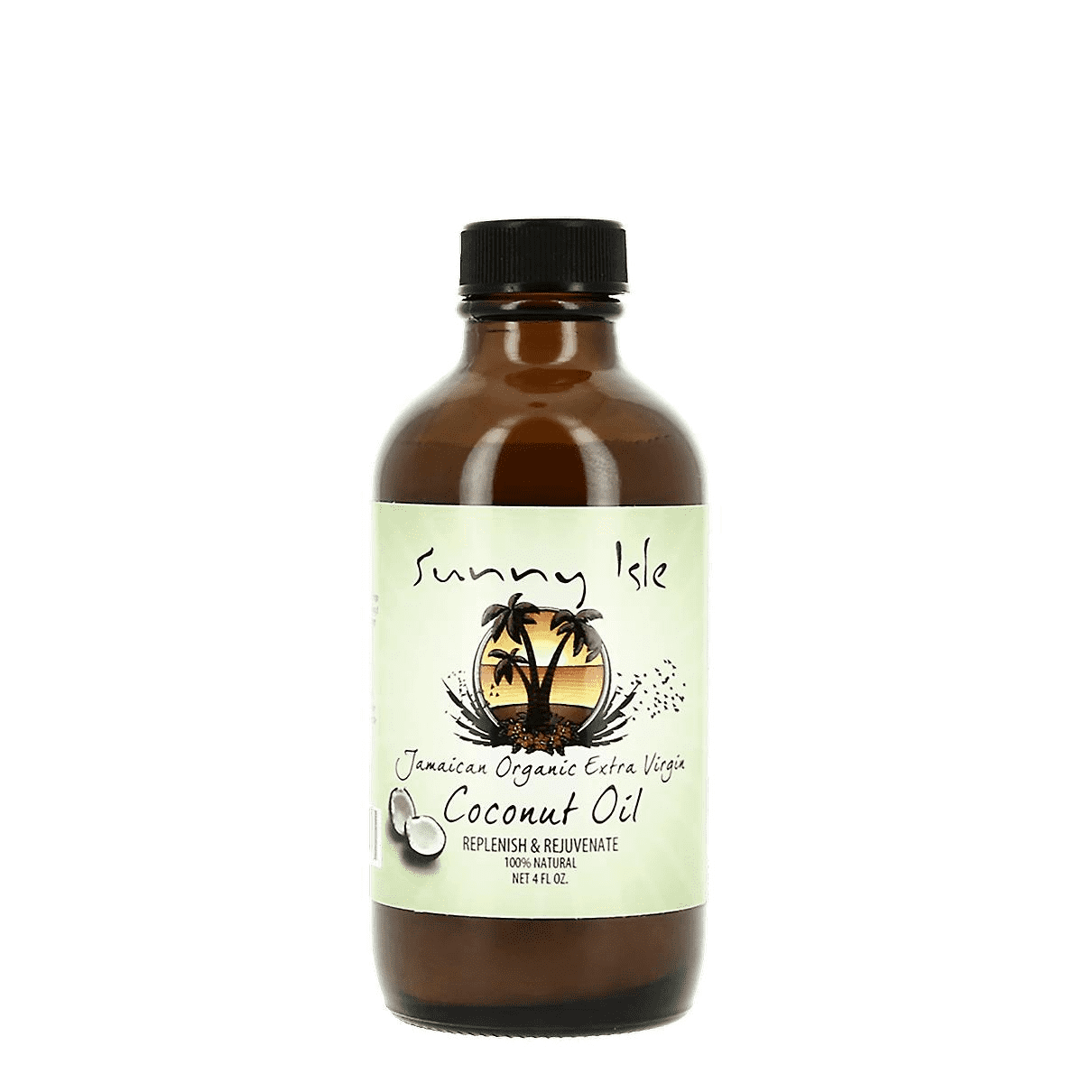 SUNNY ISLE COCONUT OIL JAMAICAN ORGANIC EXTRA VIRGIN 4OZ
