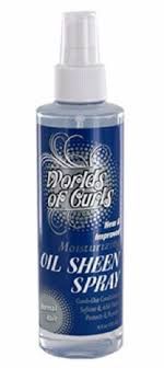 WORLD OF CURLS OIL SHEEN SPRAY 8OZ