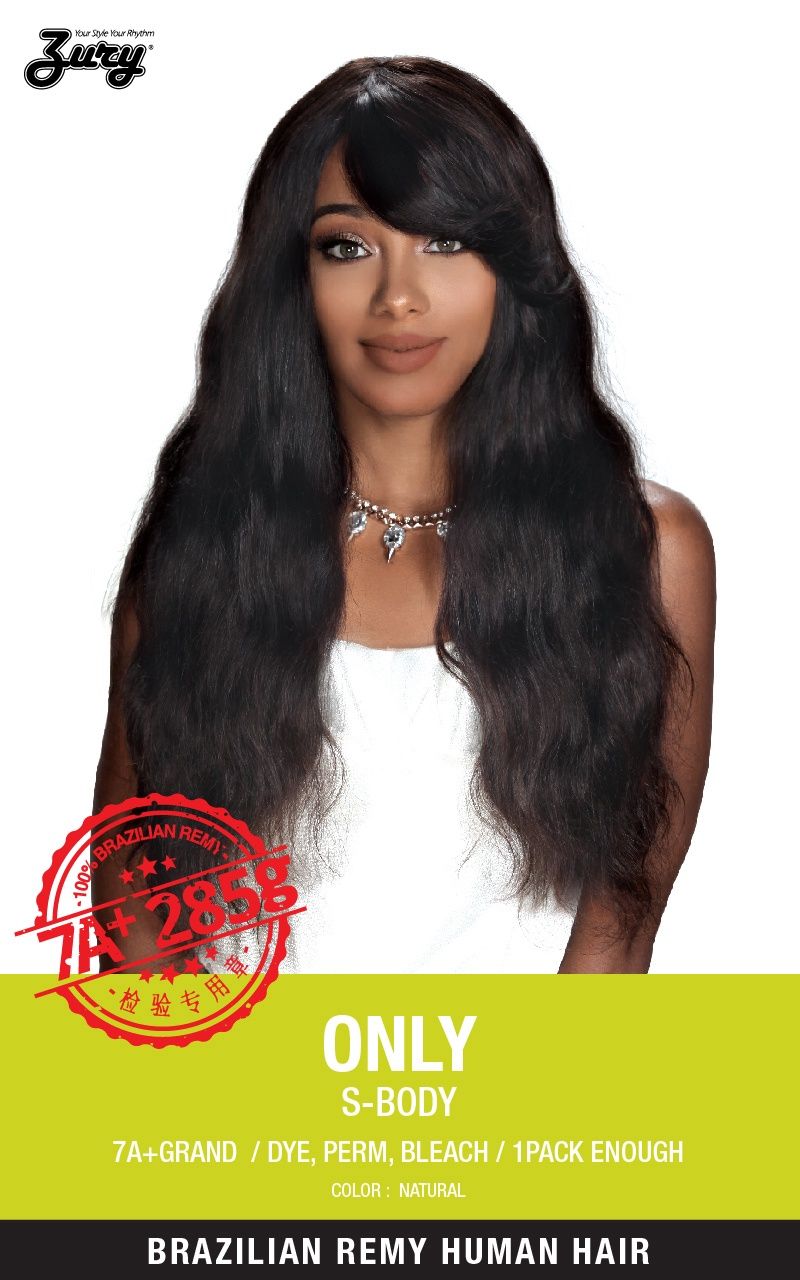 ZURY HOLLYWOOD ONLY BRZ MULTI S-BODY 14'' 100% H/H NATURAL BLACK