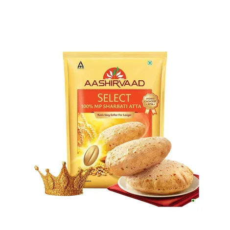 Aashirvaad Select Atta | Made from 100% MP Sharbati Wheat for Softer Rotis