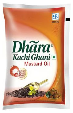 Dhara Kachi Ghani Mustard Oil (0% Trans Fat)