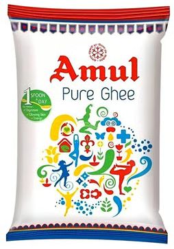 Amul Pure Ghee (500 ml Pouch)
