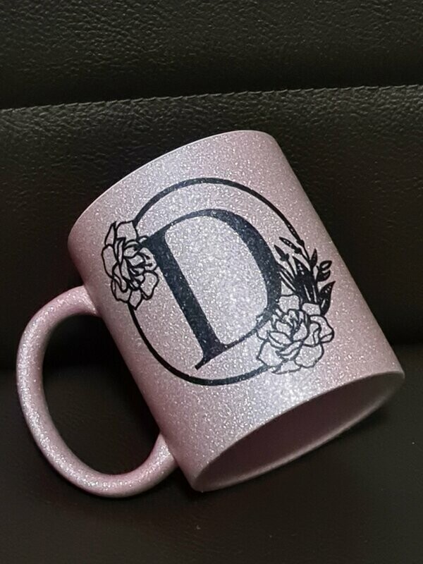 Tasse mit Glitzer
