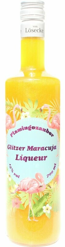 Glitzerlikör Glitzerlikör "Flamingozauber" Maracuja