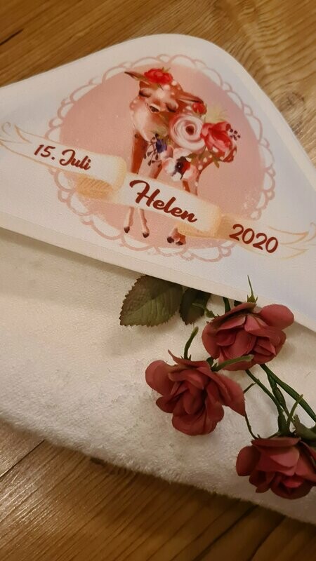 Babyhandtuch mit Kapuze