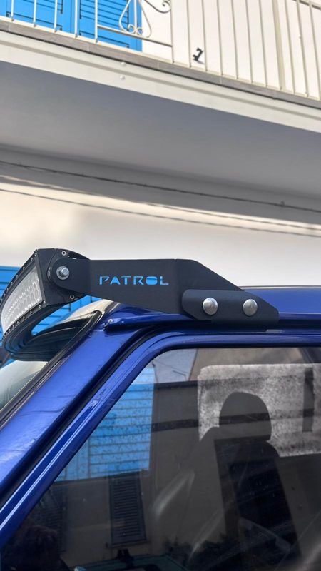 Staffe porta barra led patrol