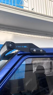 Staffe porta barra led patrol