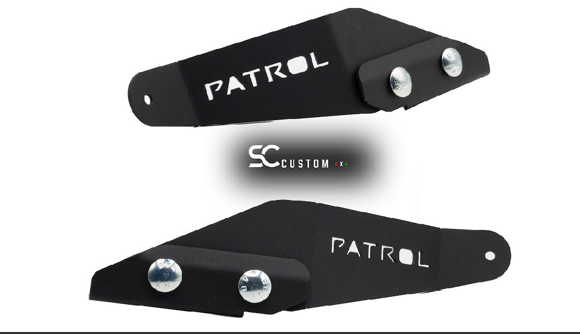 Staffe porta barra led patrol