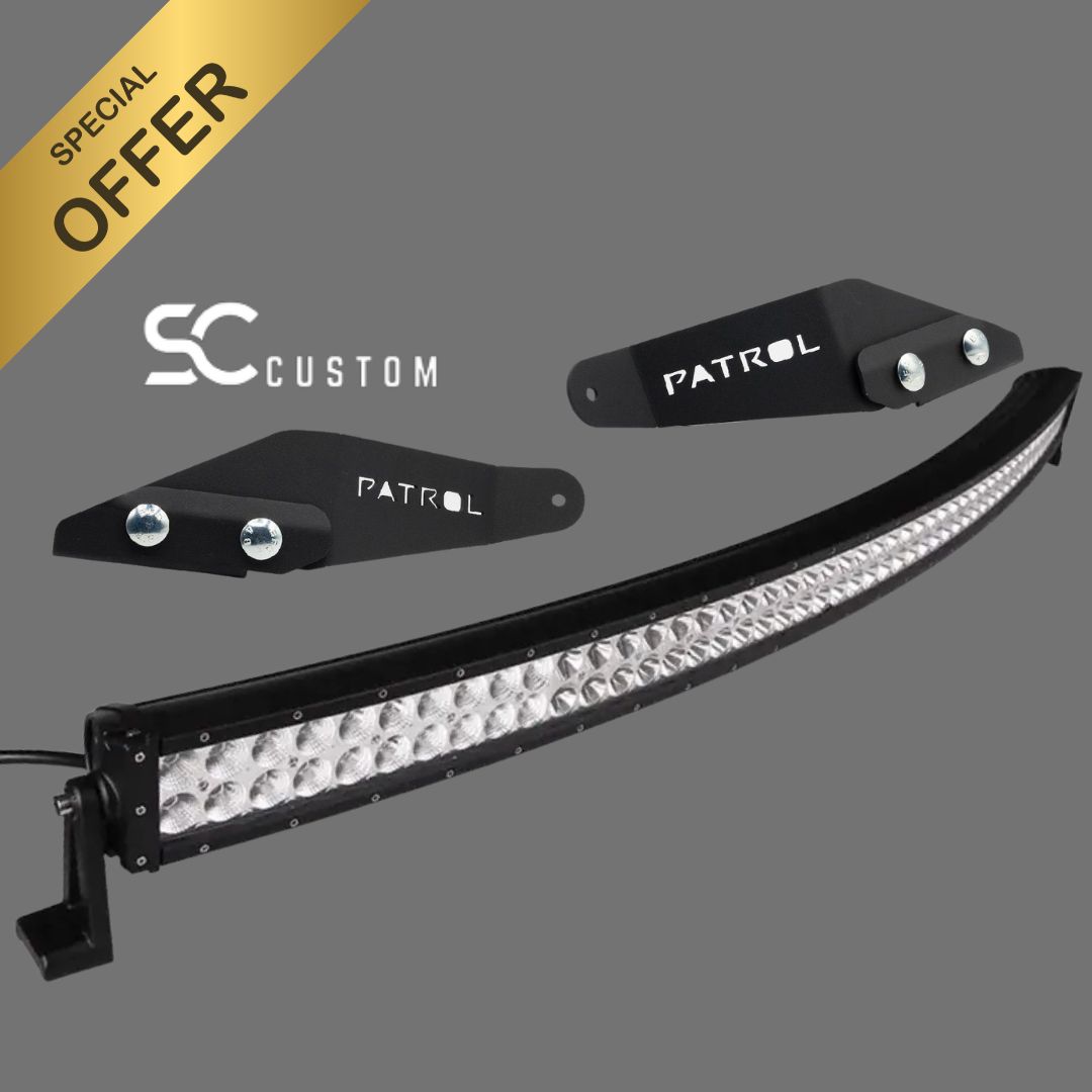 Barra led + staffe porta barra led