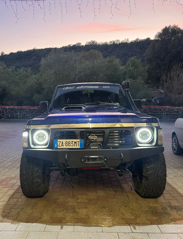 Paraurti anteriore uso gravoso nissan patrol gr (con verricello)