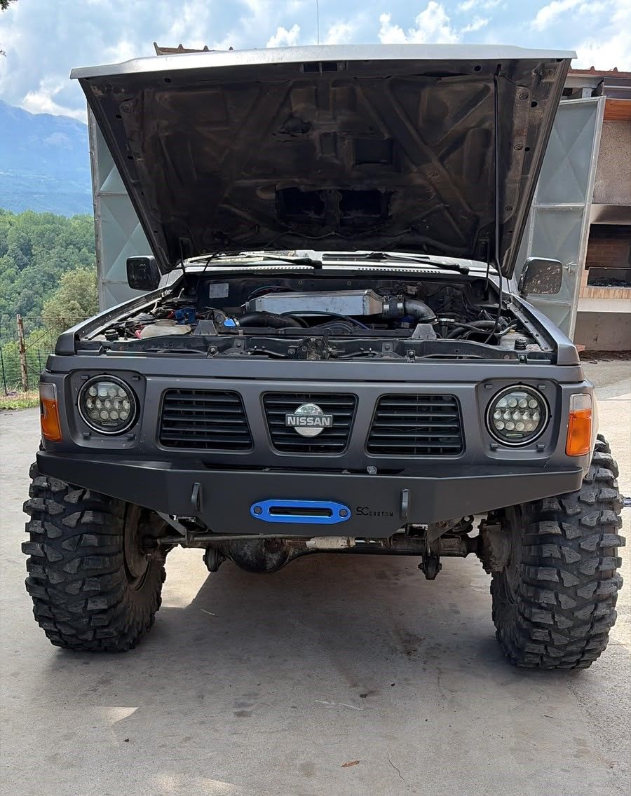 Paraurti anteriore uso gravoso nissan patrol gr