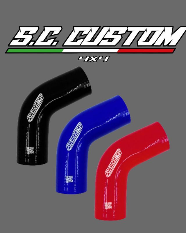 Tubo per airbox rd28 in silicone 67°