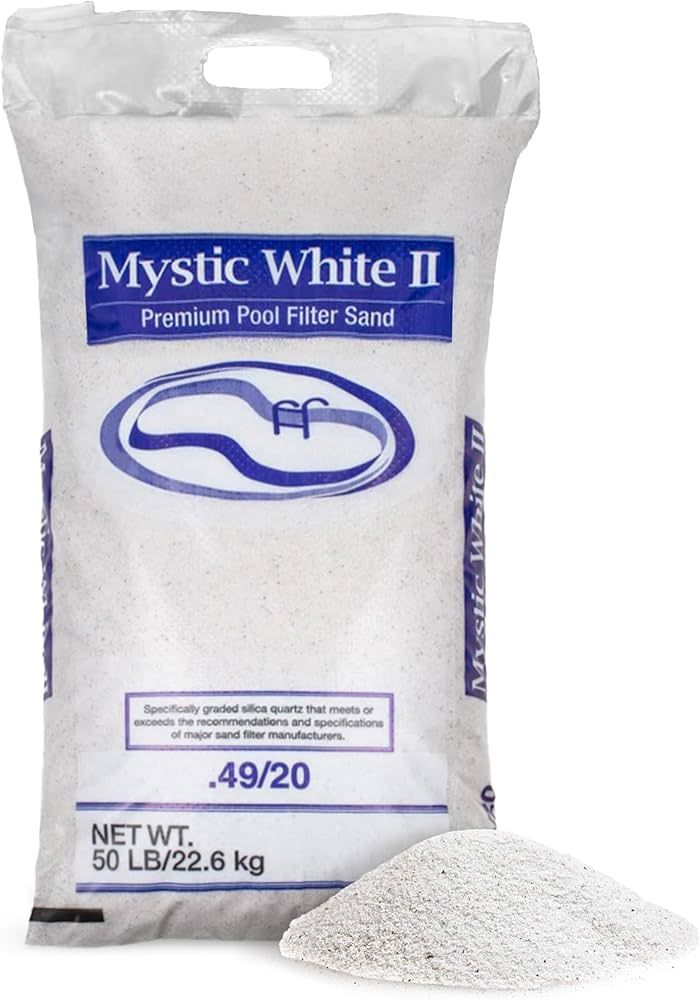 Mystic White II Pool Filter Sand 50lb