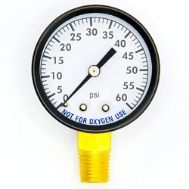 Super Pro Side Mount Pressure Gauge