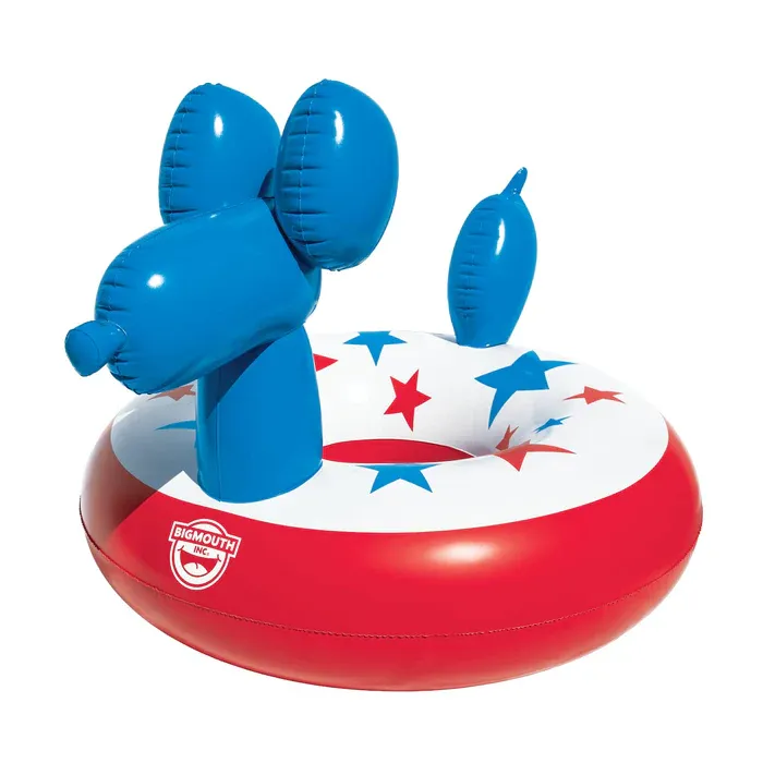 Big Mouth Toys Patriotic Balloon Dog Pool Float